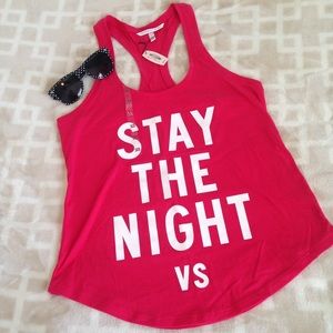 NWT Victoria's Secret Pink Racerback Tank
